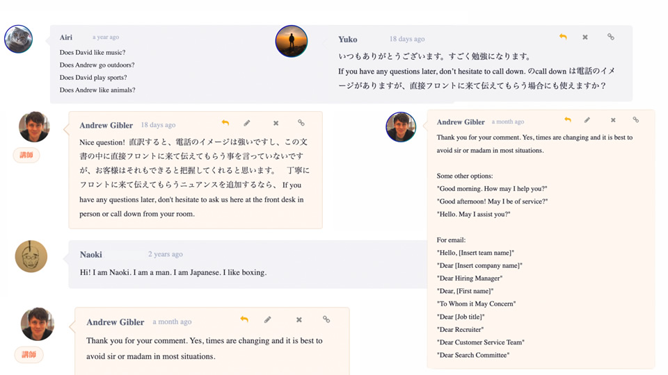 Skill Hunter community — Q&A with students and instructors